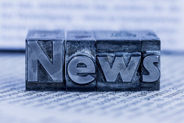 News in Bleibuchstaben