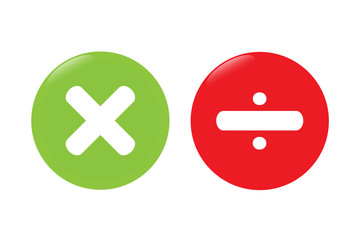 Obraz premium Multiply multiplication icon