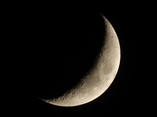Obraz na płótnie Canvas sierp księżyca