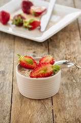 chia strawberry pudding
