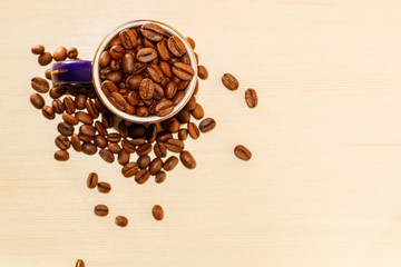 coffee beans in a Cup