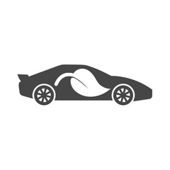 Electric car concept, Eco car - Illustration