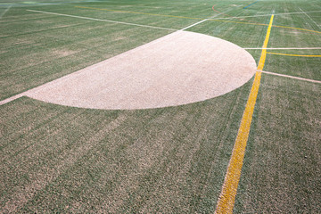 Marking on a sports field