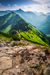 Fototapeta premium Stunning trail in the mountains, Poland, Europe