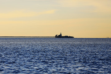 Church on a small island