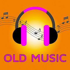 Obraz premium Old Music Classics From The Past 3d Illustration