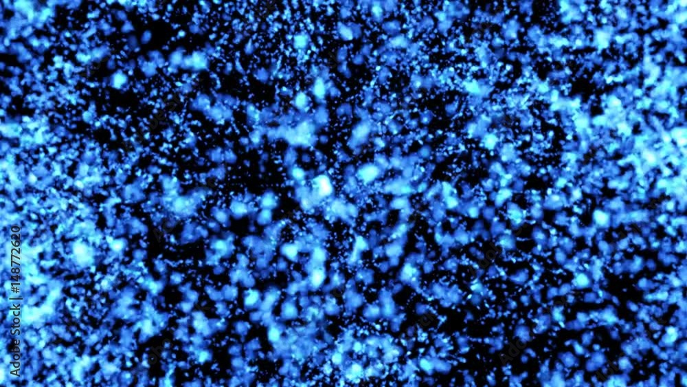 Poster randomly moving particles. the motion of particles in space