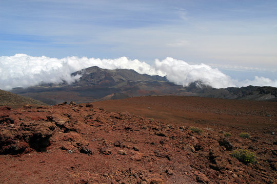 Haleakala crater, Maui Island, Hawaii, USA