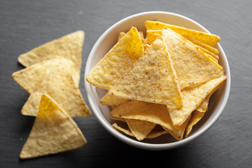  Nachos chips. Delicious salty tortilla snack