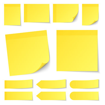 Stick Notes Set Yellow