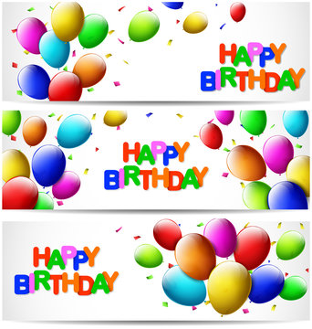 Colorful Happy Birthday Cards