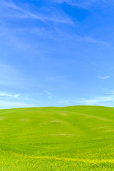 Countryside landscape in Tuscany Italy