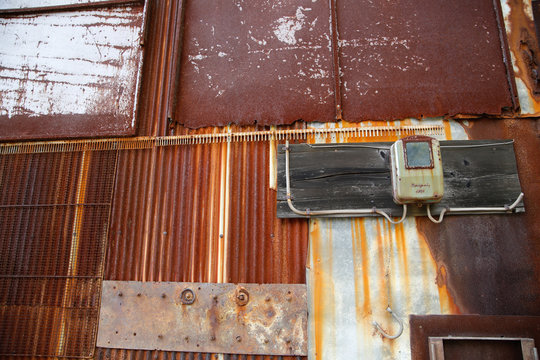 Rusted wall