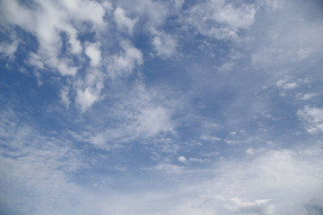 Blue sky and clouds