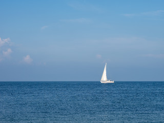 Segelboot auf Nordsee