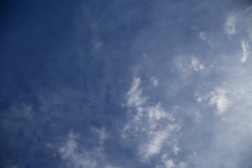 Fototapeta premium Blue Sky and White Cloud