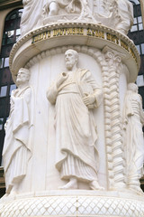 Fototapeta premium Marble carving and relief detail