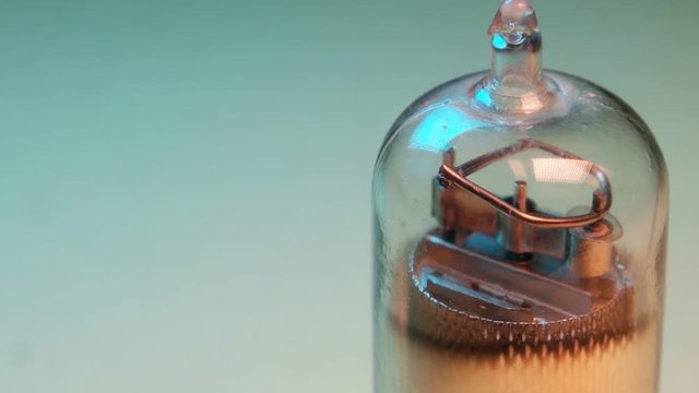 Close up of an old electric valve 
