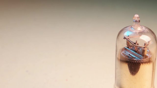 Close up of an old electric valve 
