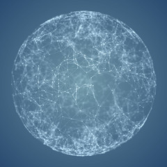 Small dots connected with each other