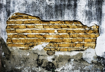 Cracked Plaster Wall Background