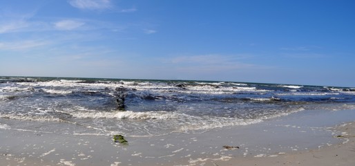 Buhnen auf der Insel Hiddensee