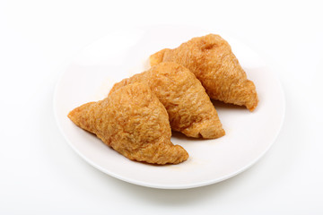 Inari sushi - Japanese sushi - Sushi rice in deep fried tofu bag