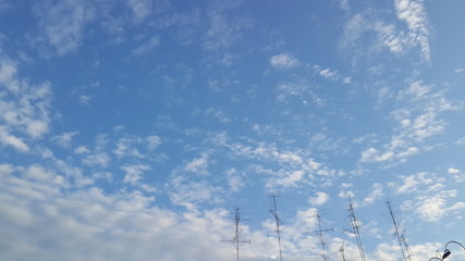 Obraz premium blue sky with cloud 