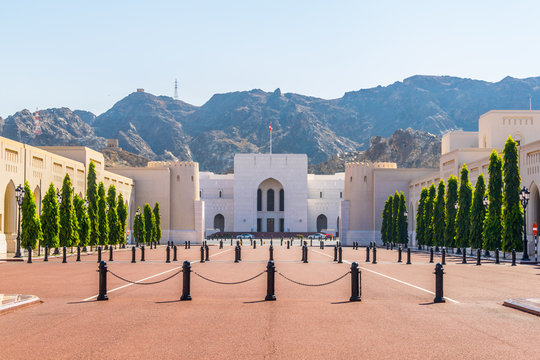 View of the National museum of Oman in Muscat.