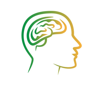 Kopf / Gehirn / Denken / Vektor / Gesundheit