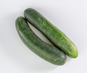 vegetable Cucumber isolated on white background