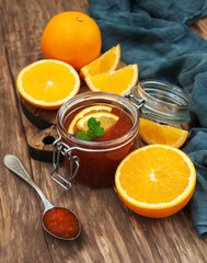 Delicious orange jam