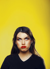 Bored Annoyed Woman Rolling Eyes
