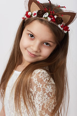 Naklejka premium portrait of a beautiful girl