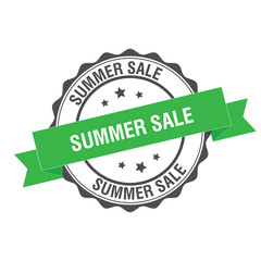 Obraz premium Summer sale stamp illustration