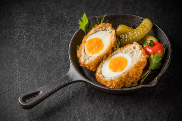 スコッチエッグ　イギリス料理　Scotch egg
