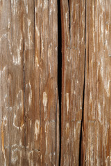 rough cracked brown wood texture background