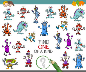 Fototapeta premium one of a kind activity game