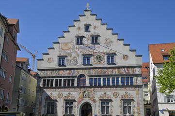 Fototapeta premium Altes Rathaus, Lindau, Bodensee, Bayern, Deutschland