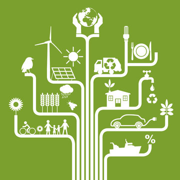 Environnement - énergie renouvelable - développement durable - écologie, recycler, 