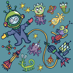 set of aliens