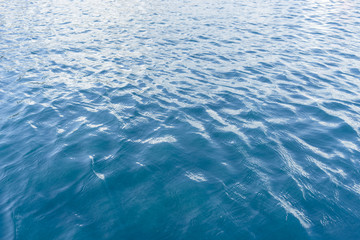 Obraz premium Blue rippled water.