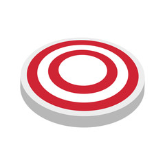 bullseye board icon image vector illustration design