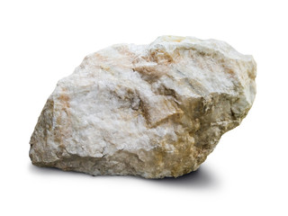 Obraz premium heavy stone isolated on white