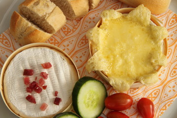 Camembert gebacken