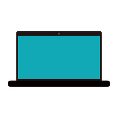 laptop computer icon image vector illustration design 