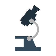 microscope science icon image vector illustration design