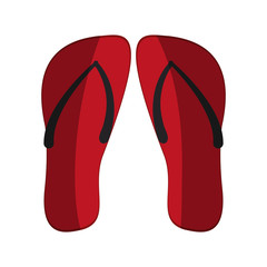 flip flops icon image vector illustration design
