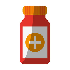 medication pills healthcare icon image vector illustration design