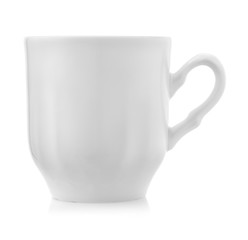 Side view of coffee cup